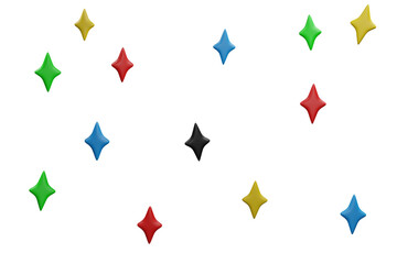 Obraz premium set of stars