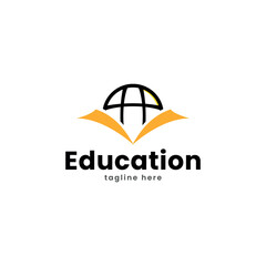  education logo design vector template