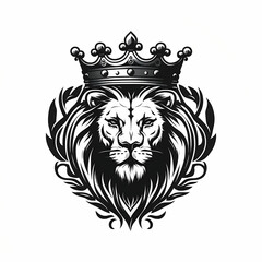 Lion With Crown. Generative AI