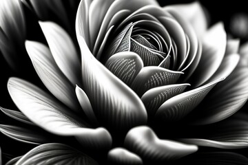 lotus flower on black background