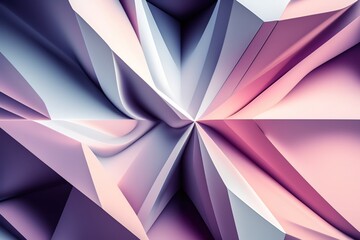 A 3D rendering of abstract geometrical shapes