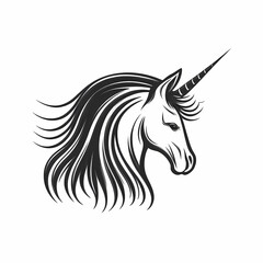 Unicorn Head. Generative AI