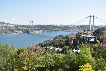 Fototapeta premium view of the bosphorus strait