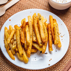 french fries close up shot