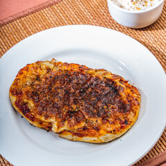 spicy parantha indian food 