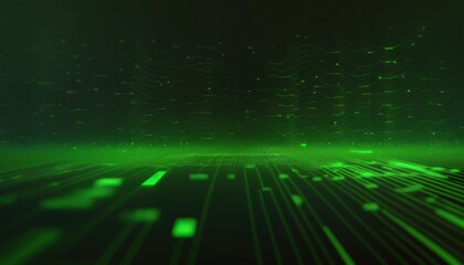 Green Abstract Ambient Technology Background