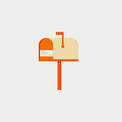 Orange mailbox