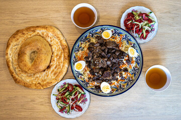 National dish of Uzbek and Uighur cuisine