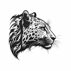 Leophard Logo. Generative AI