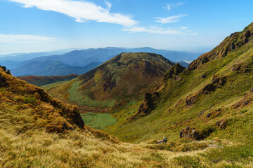 Naklejka premium 秋田駒ケ岳登山 女岳