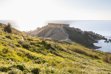 Spring on Qarraba Bay, Malta, Europe