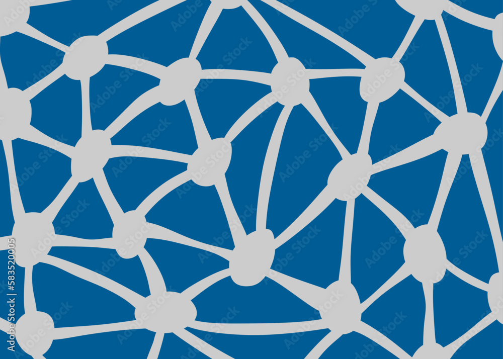 Poster abstract seamless background with some dots connected to each other with lines