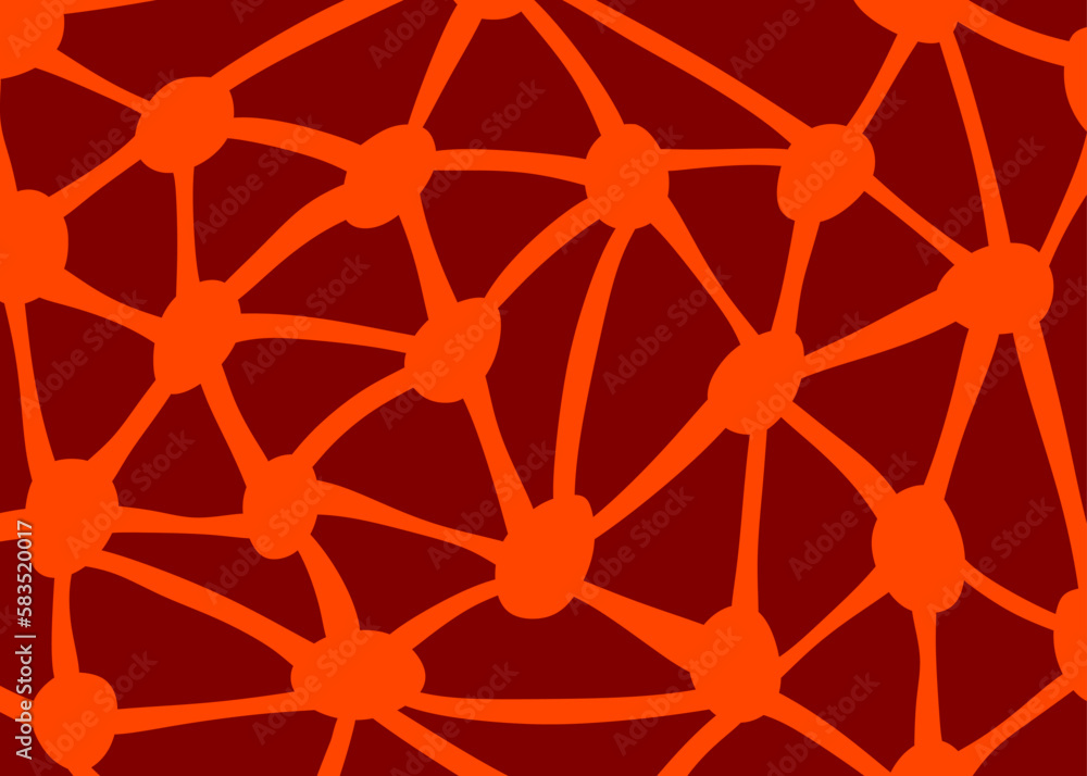 Poster abstract seamless background with some dots connected to each other with lines
