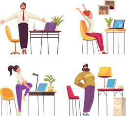 Workplace Streches Set