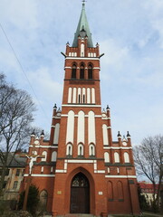catholic church of st bruno in tcherniakhovsk, russia, former insterburg, east prussia 