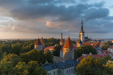 Obraz premium Sint Olaf Church - Tallinn (Estonia)