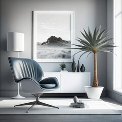 modern living room Generative AI