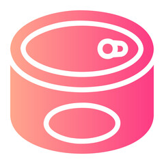 canned food gradient icon