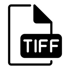 tiff glyph icon