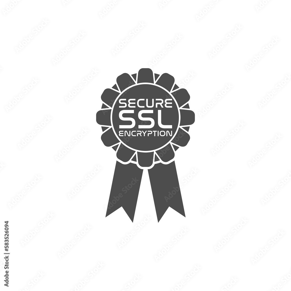 Poster ssl icon isolated on transparent background