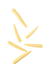 Falling Baby corn cutout, Png file.