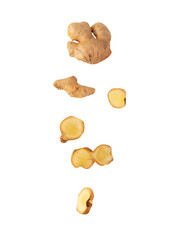 Falling Ginger cutout, Png file.