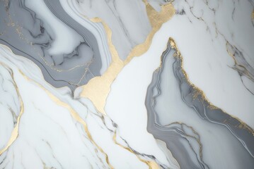 golden and grey marble banner for modern interiors backdrop generative ai