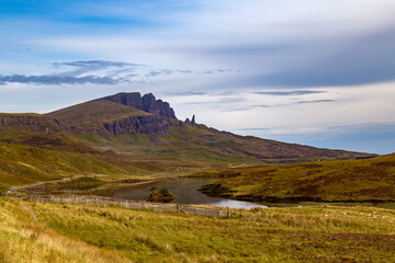Beatiful View of the old man of storr trail, Scotland