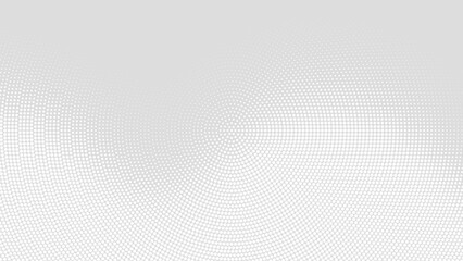 Halftone dots abstract background. Wavy dotted texture.