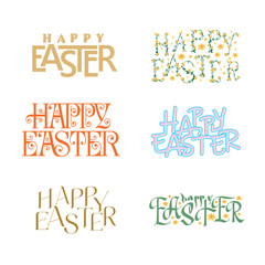 lettering calligraphy composition writing idea happy easter