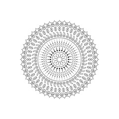Mandala decorative circular pattern ornament art design