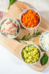 Today's dinner menu is king crab