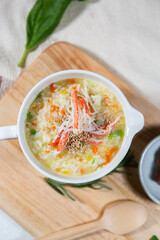 Today's dinner menu is king crab