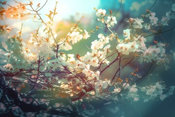 Art abstract spring background or summer background with fresh g, Generative AI