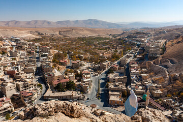 Village Maaloula in Syria with a statue of the Virgin Mary Syria before the war November 30, 2010....
