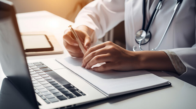 Modern Medicine: Advancing Healthcare with Online Doctor Consultations , generated by IA