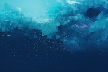 Abstract blue background, Generative AI