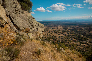 The Burgos fortress on the hill, Sardinia, Italy