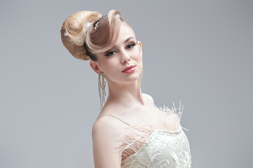 beautiful bride woman