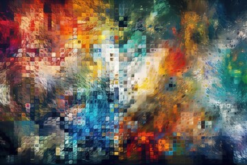 Obraz na płótnie Canvas Full Frame Shot Of Abstract Backgrounds, Generative AI