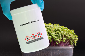  An organophosphate insecticide used to control a variety of pests in crops and livestock.