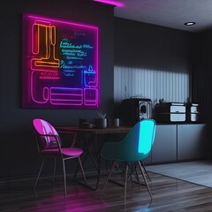 interior of a room Generative AI
