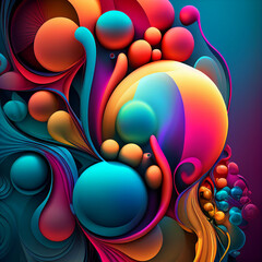 The Endless Art of Colorful Circles (Wallpaper) 