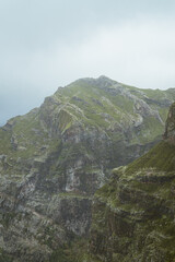 Naklejka premium Madeira Mountains Clouds Fog Pico