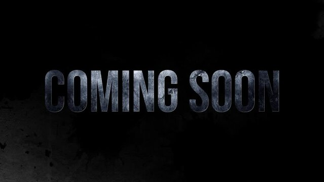 Scifi Movie Trailer Coming Soon Text Reveal for Cinema Trailer