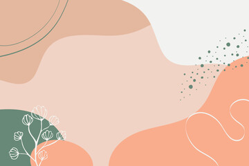 Abstract background. Modern design template in minimal style. Stylish cover for beauty presentation, branding design.	
