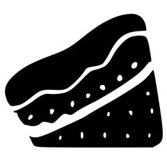 black and white of icon shape