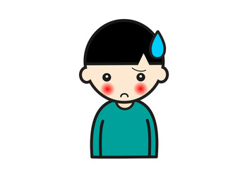 りんご病の男の子