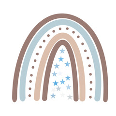 Cute blue and brown Rainbow.