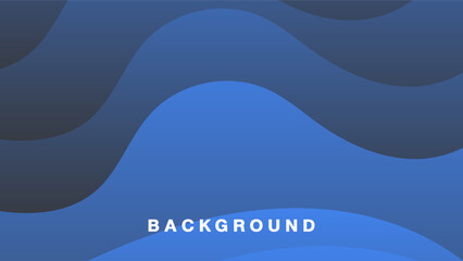 Abstract blue background and curve shape, background with copy space for design, vector.